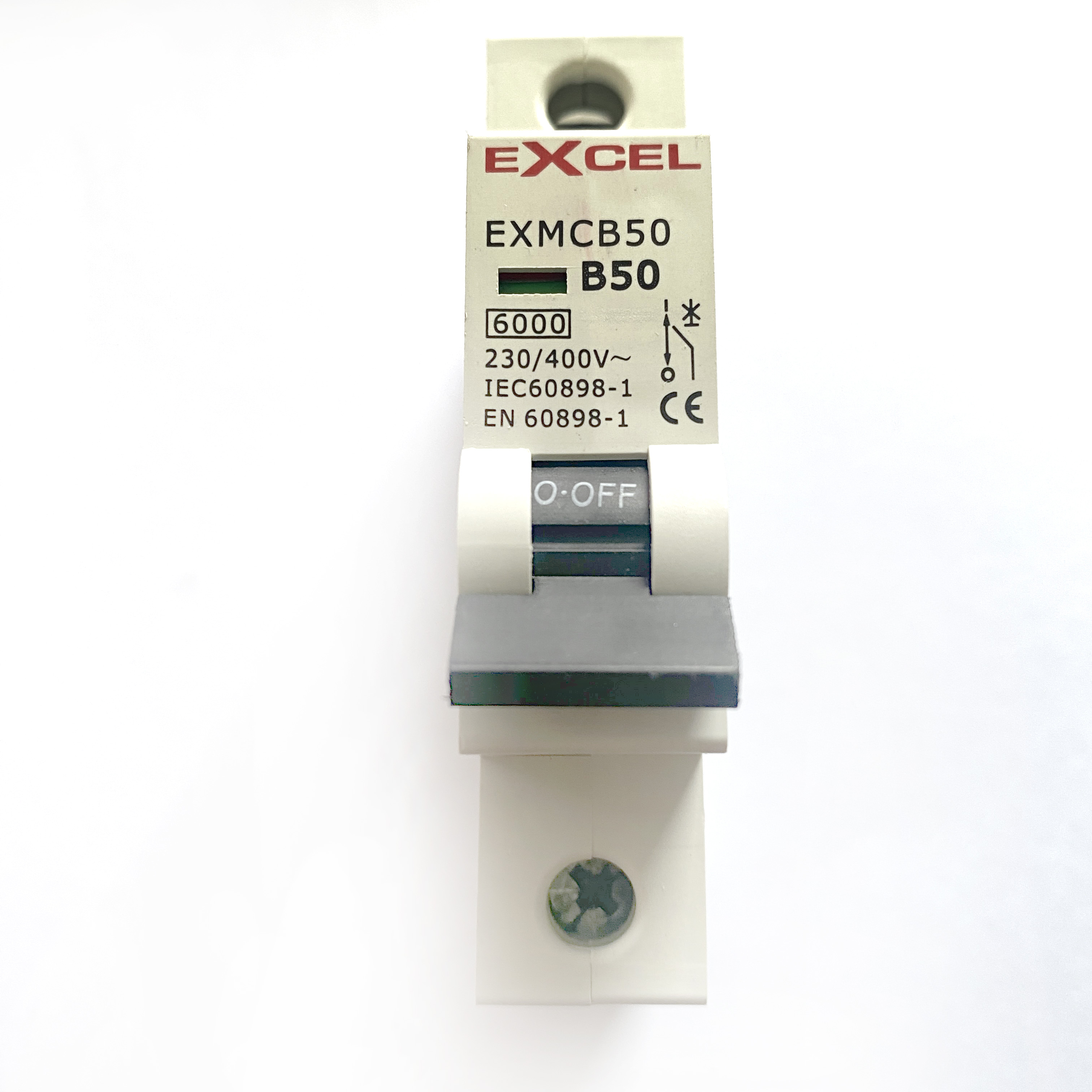 MCB's Excel EXMCB50 B50 50A 50 Amp MCB Circuit Breaker Type B